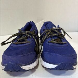 Under Armour Blue Athletic Sneakers with Black/Yellow Laces